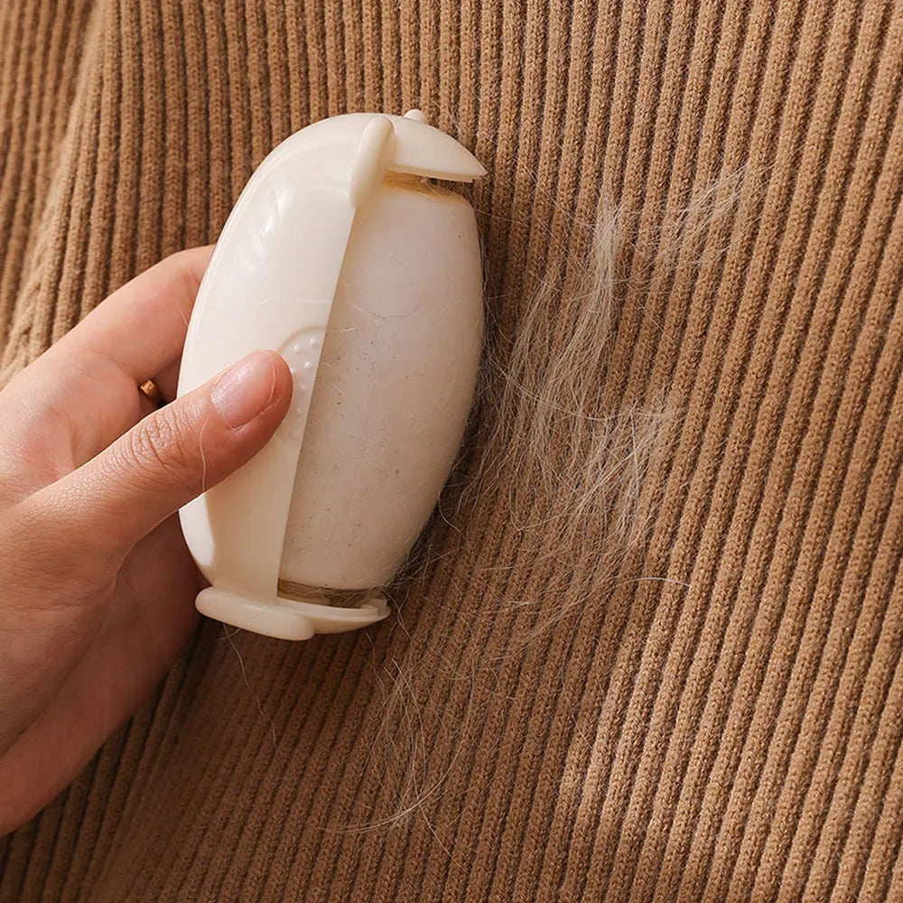 Removedor de Pelos Reutilizable - Rodillo Lavable para Ropa y Mascotas | Portátil, Manual y Fácil de Usar