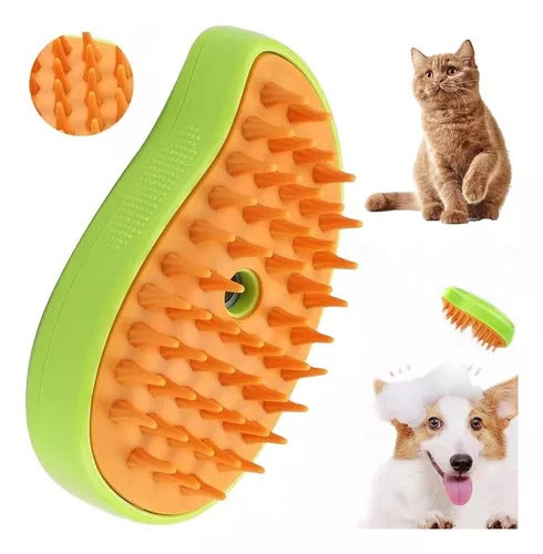 (PROMO 2X1 🤩) Cepillo Vaporizador Para Perros y Gatos ⚡Recargable ⚡